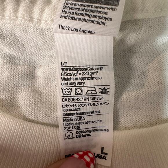 LIFE.CHURCH Women's Switch Jesus Is King Long Sleeve Tee Size L In White - Picture 9 of 10